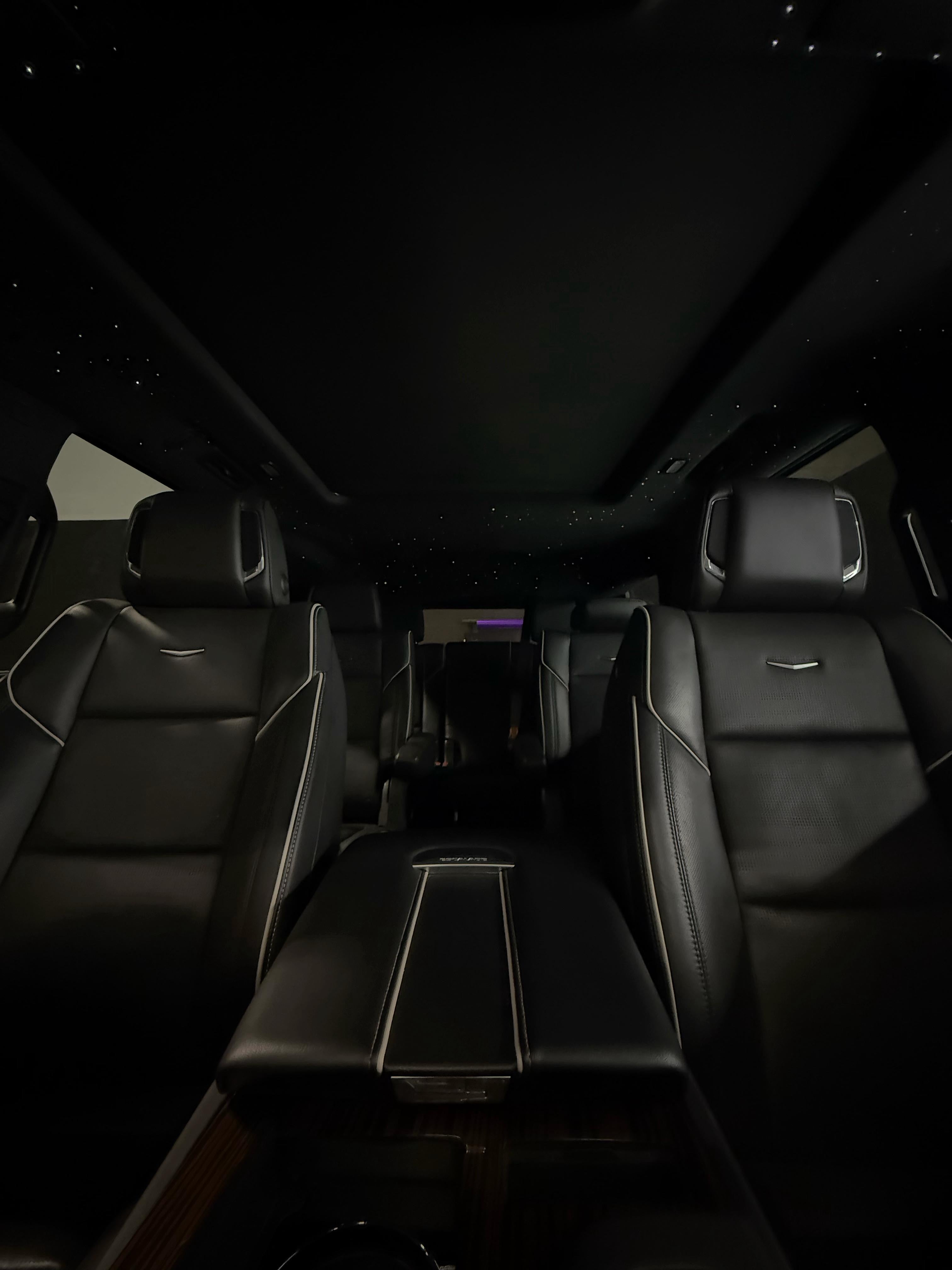 Satin Black Cadillac Escalade