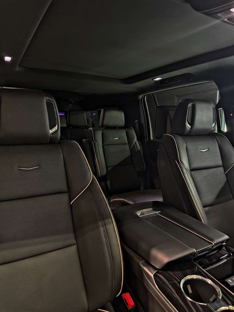 2025 Cadillac Escalade with TVs
