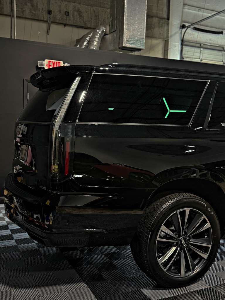 2025 Cadillac Escalade with TVs