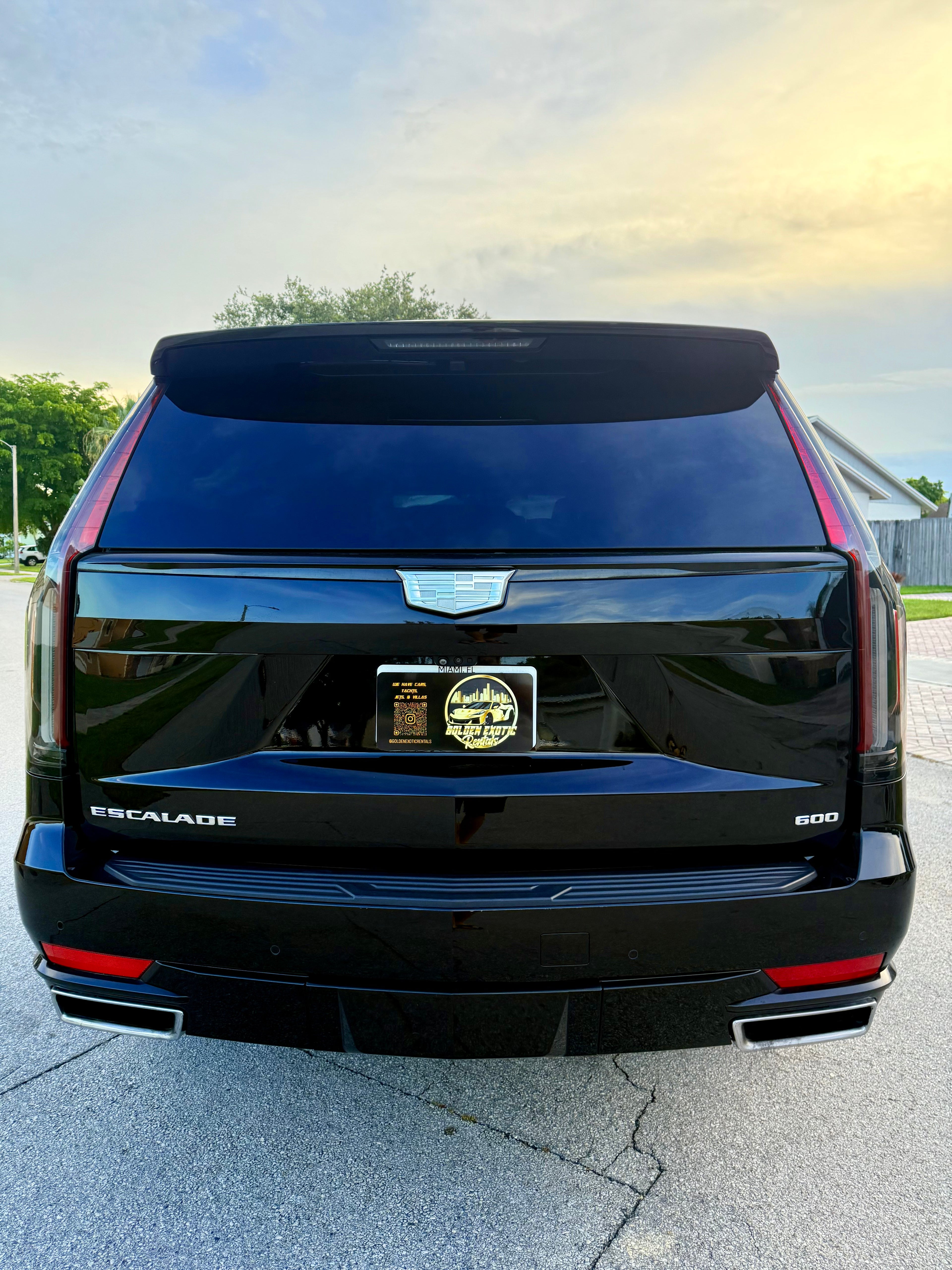 Black Cadillac Escalade from GoldenExotics