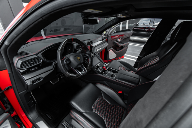 Red Lamborghini Urus