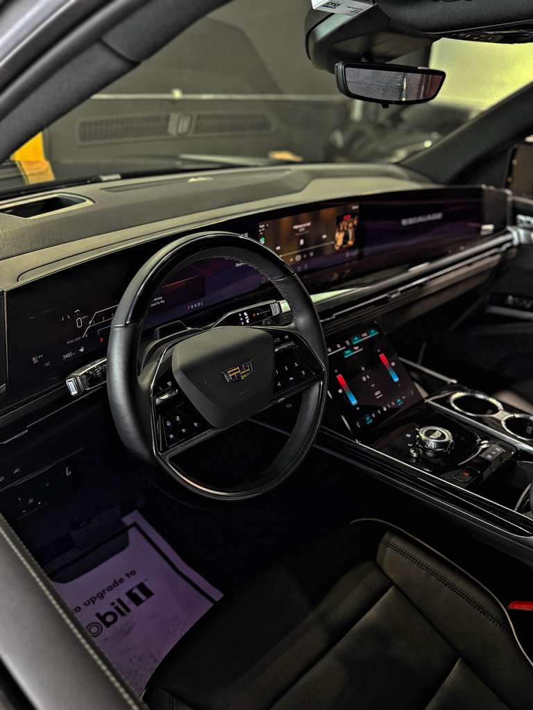 2025 Cadillac Escalade with TVs