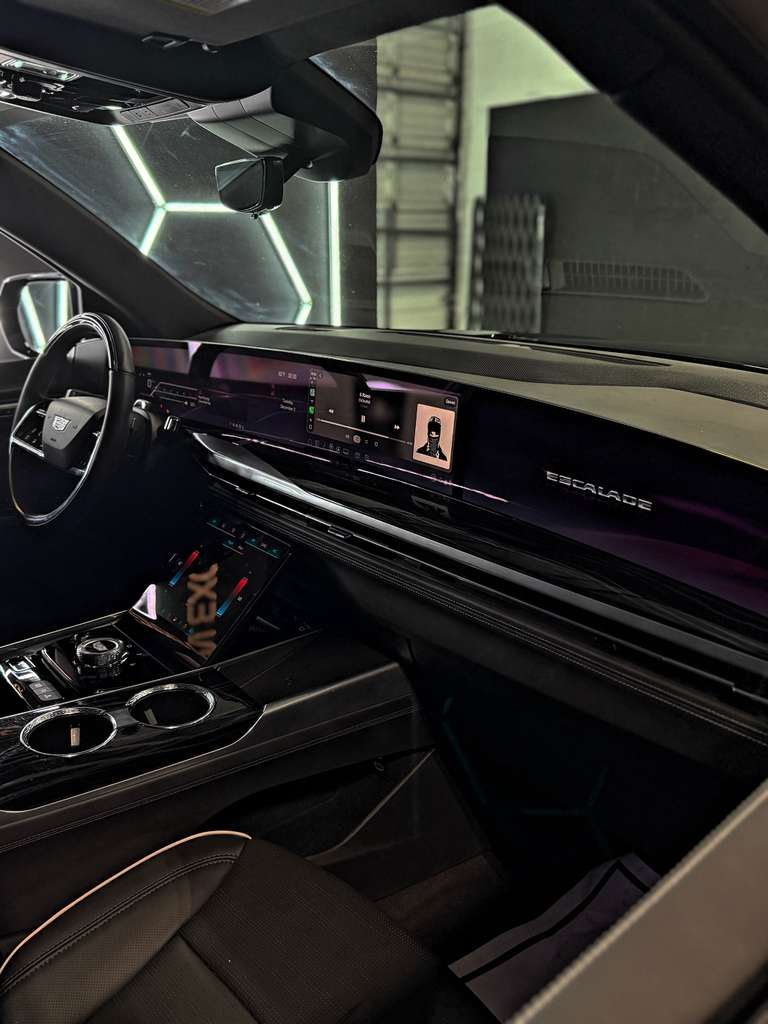2025 Cadillac Escalade with TVs