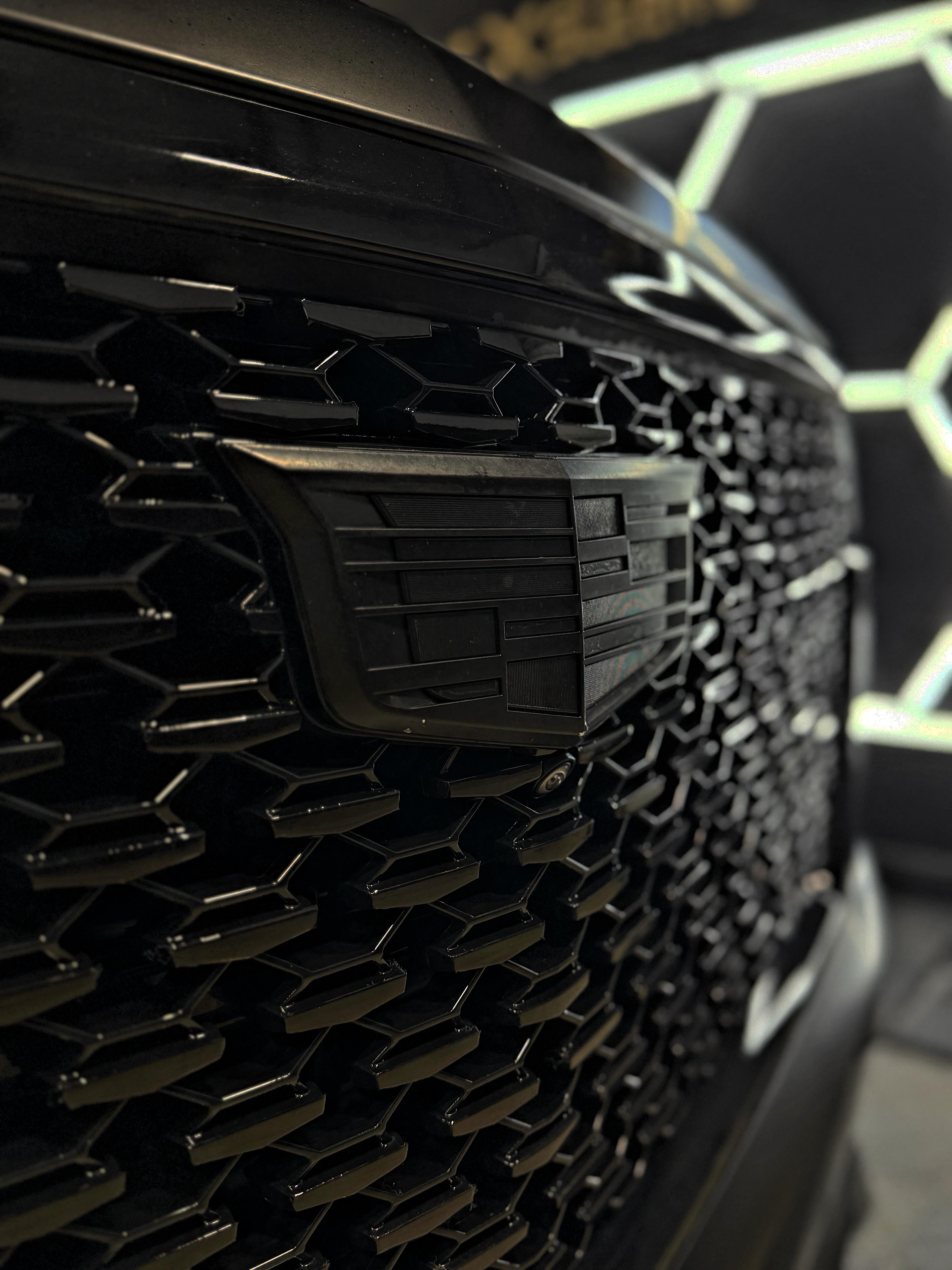 Satin Black Cadillac Escalade