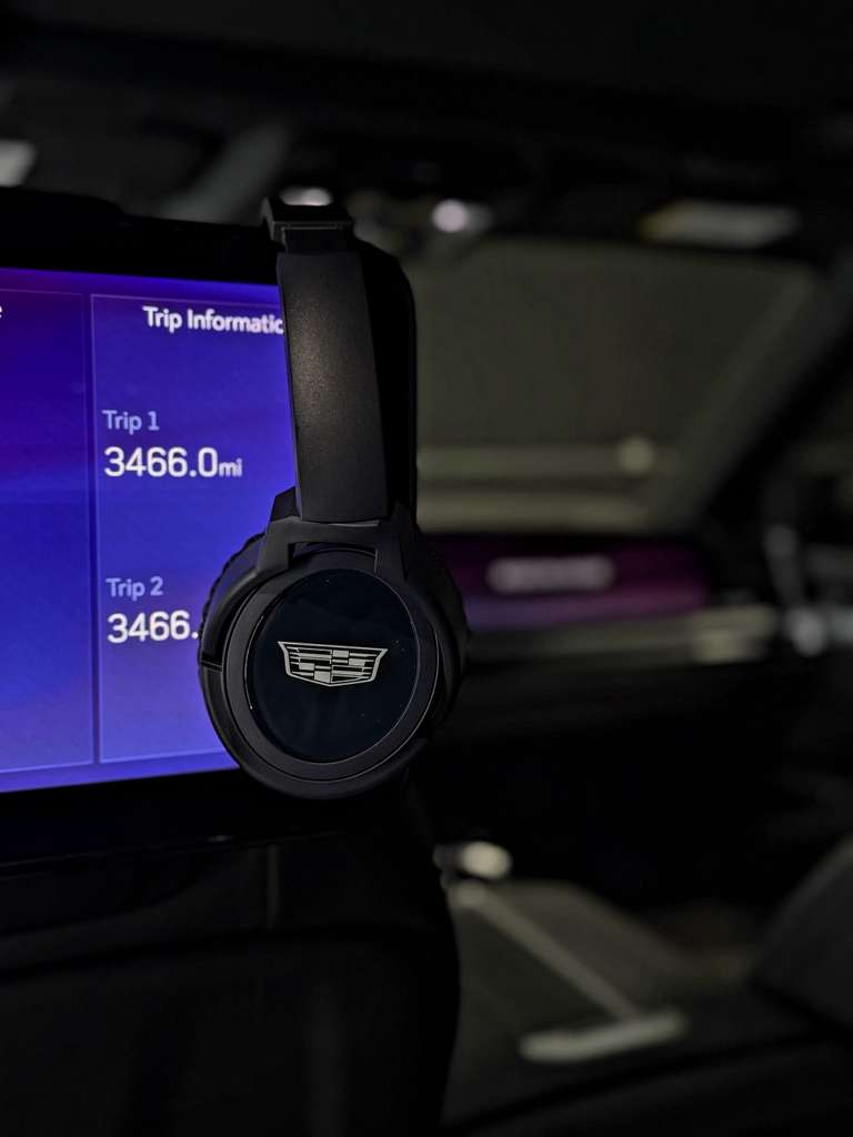 2025 Cadillac Escalade with TVs