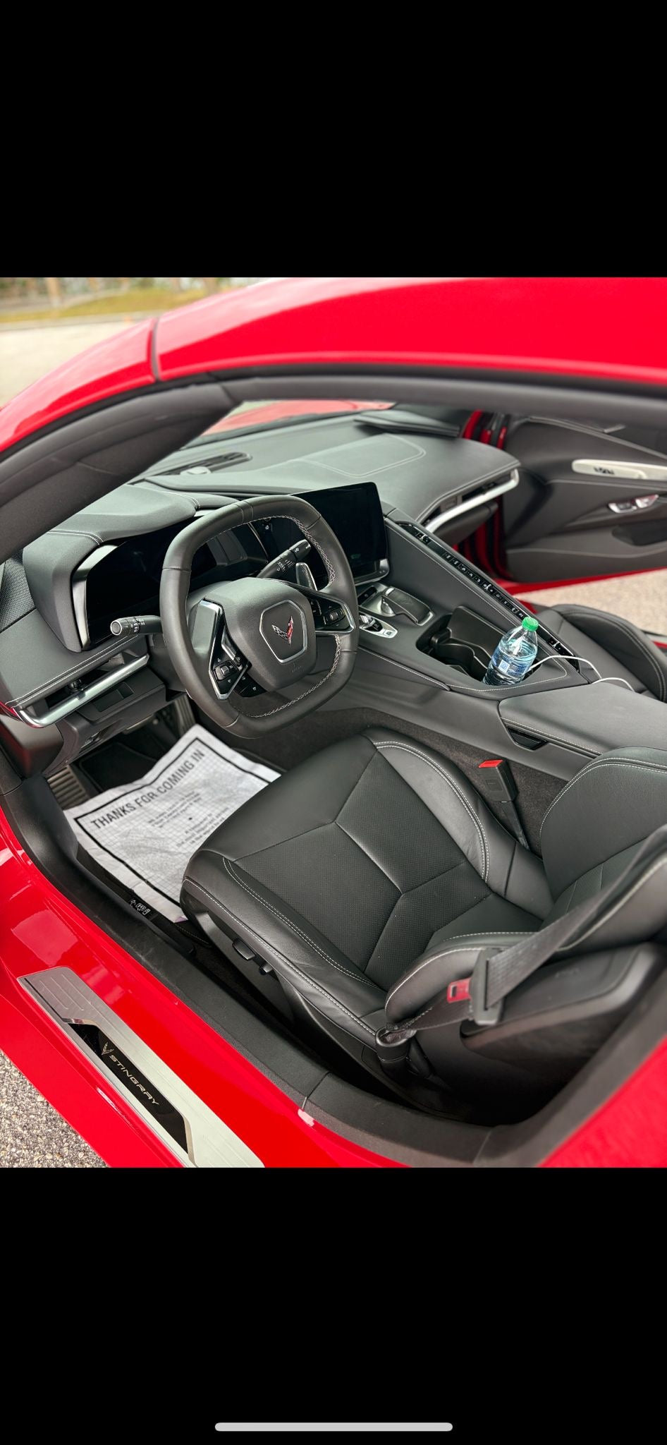 Corvette C8 with Black Interior